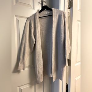 H&M Beige Womens Long Cardigan size small